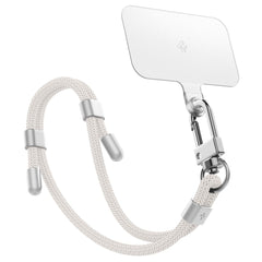 SET DI CINGHIE UNIVERSALI SPIGEN CROSSBODY E POLSO BIANCO PERLA