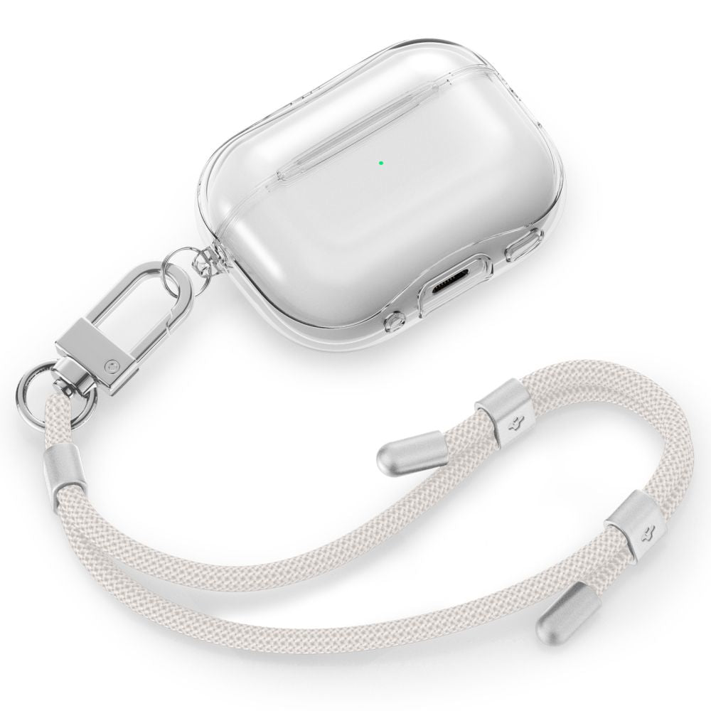 SET DI CINGHIE UNIVERSALI SPIGEN CROSSBODY E POLSO BIANCO PERLA