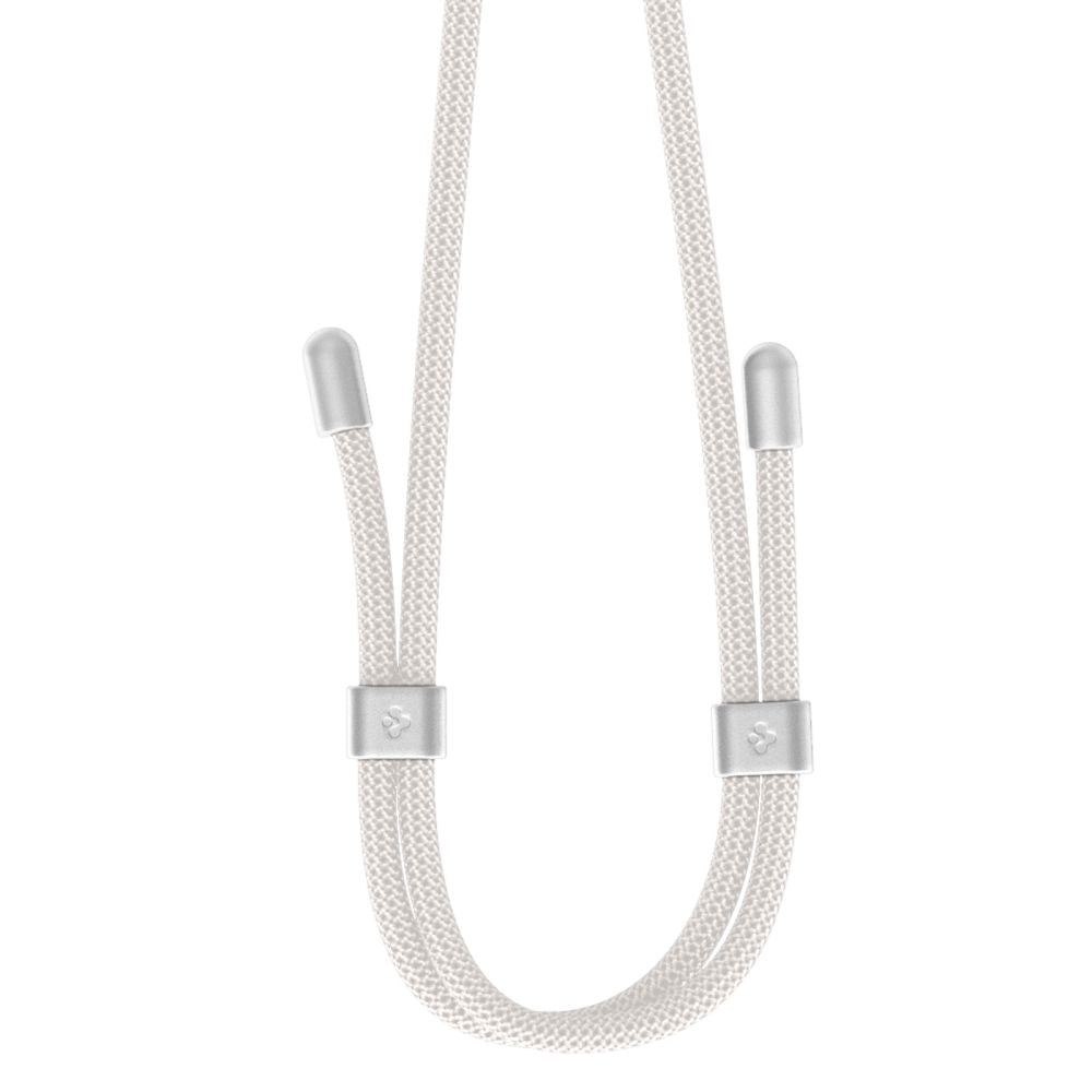 SET DI CINGHIE UNIVERSALI SPIGEN CROSSBODY E POLSO BIANCO PERLA