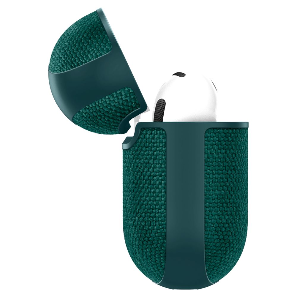 CUSTODIA SPIGEN URBAN FIT APPLE AIRPODS 4 VERDE MEZZANOTTE