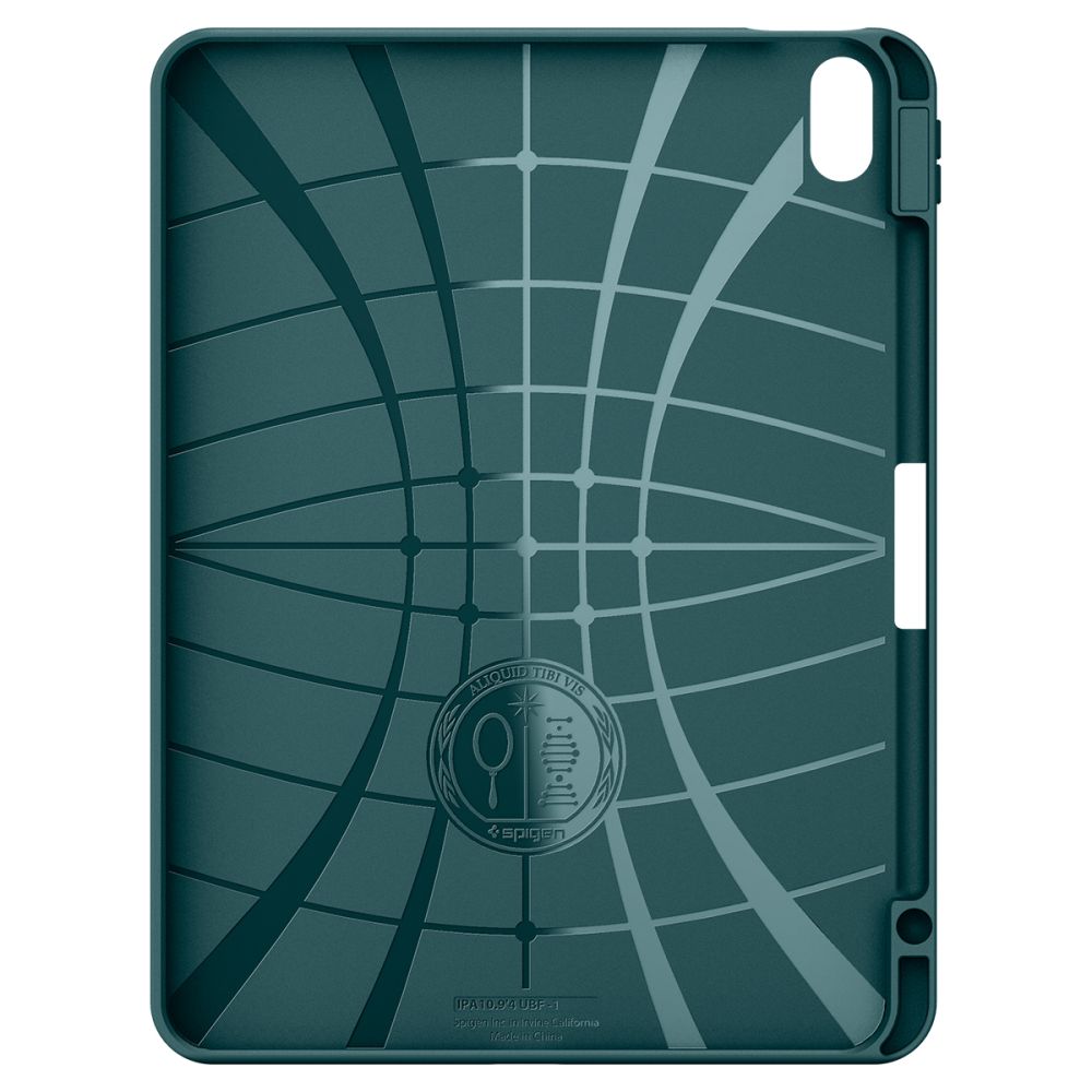 CUSTODIA SPIGEN URBAN FIT IPAD AIR 10.9 4 / 5 / 2020-2022 / 11 6 / 2024 VERDE NOTTE