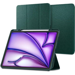 CUSTODIA SPIGEN URBAN FIT IPAD AIR 10.9 4 / 5 / 2020-2022 / 11 6 / 2024 VERDE NOTTE