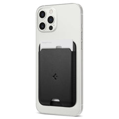 SPIGEN VALENTINUS MAGSAFE PORTA CARTE MAGNETICO UNIVERSALE NERO