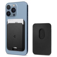 SPIGEN VALENTINUS MAGSAFE PORTA CARTE MAGNETICO UNIVERSALE NERO