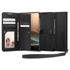 COPERTURA SPIGEN WALLET "S" GALAXY S25+ PLUS NERA