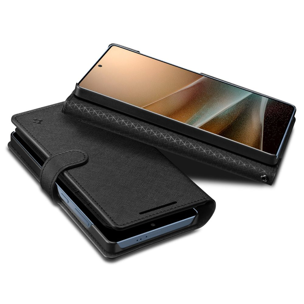 COPERTURA SPIGEN WALLET "S" GALAXY S25 ULTRA NERA