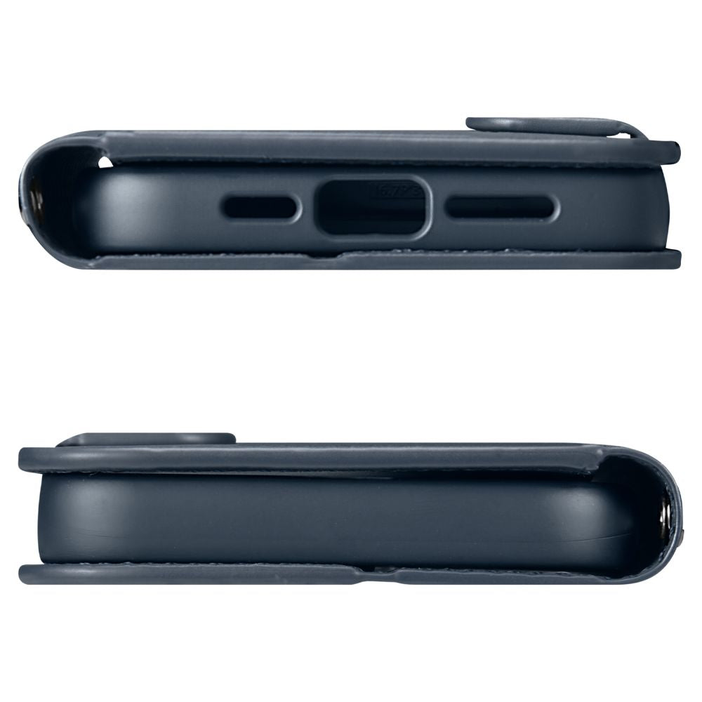 COPERTURA LIBRO SPIGEN WALLET "S" PER IPHONE 15 PRO NAVY