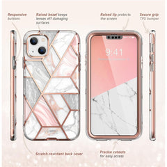COPERTURA SUPCASE COSMO IPHONE 14 PLUS MARBLE