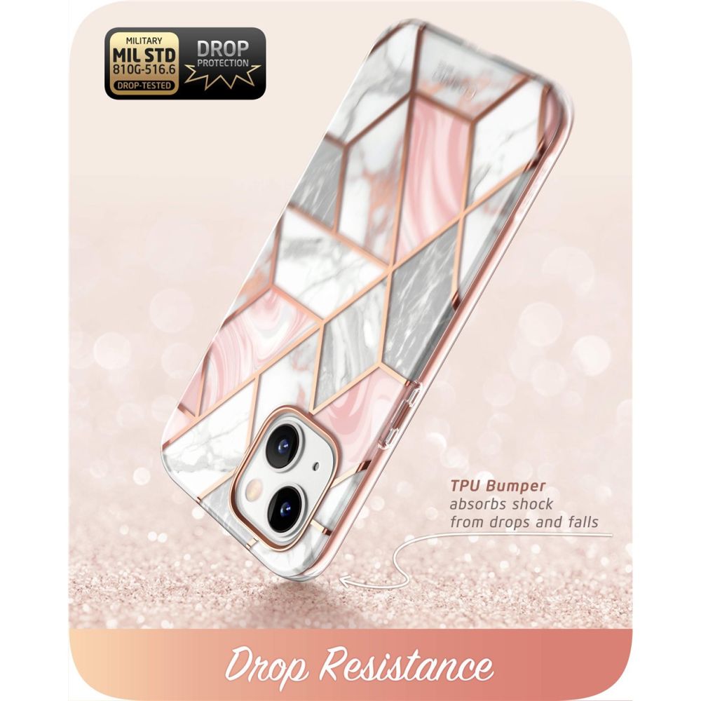 COPERTURA SUPCASE COSMO IPHONE 14 PLUS MARBLE