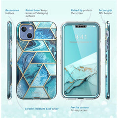 COPERTURA SUPCASE COSMO IPHONE 14 PLUS OCEAN BLUE