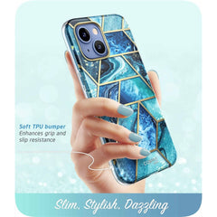 COPERTURA SUPCASE COSMO IPHONE 14 PLUS OCEAN BLUE