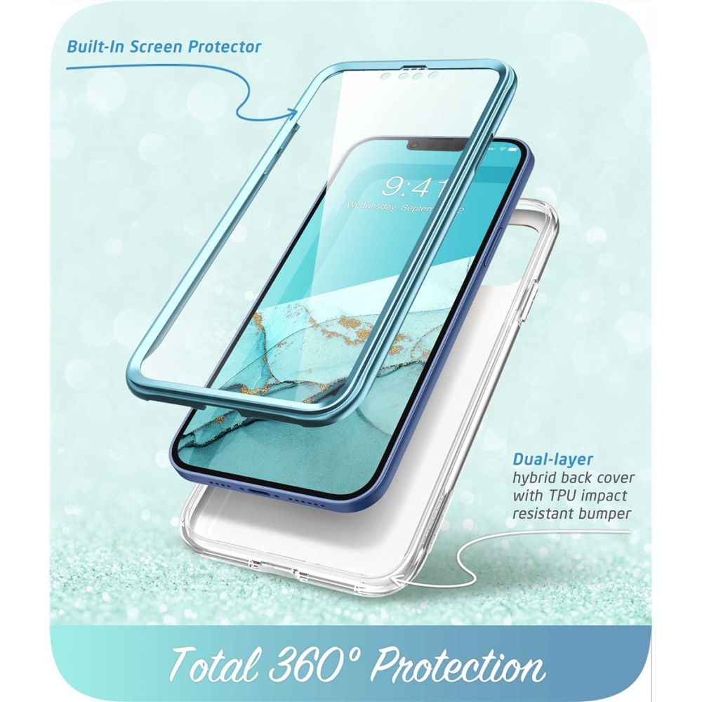 COPERTURA SUPCASE COSMO IPHONE 14 PLUS OCEAN BLUE