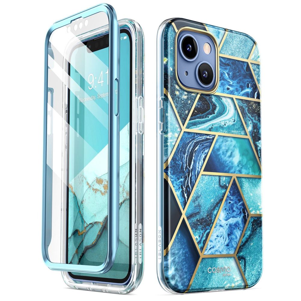 COPERTURA SUPCASE COSMO IPHONE 14 PLUS OCEAN BLUE
