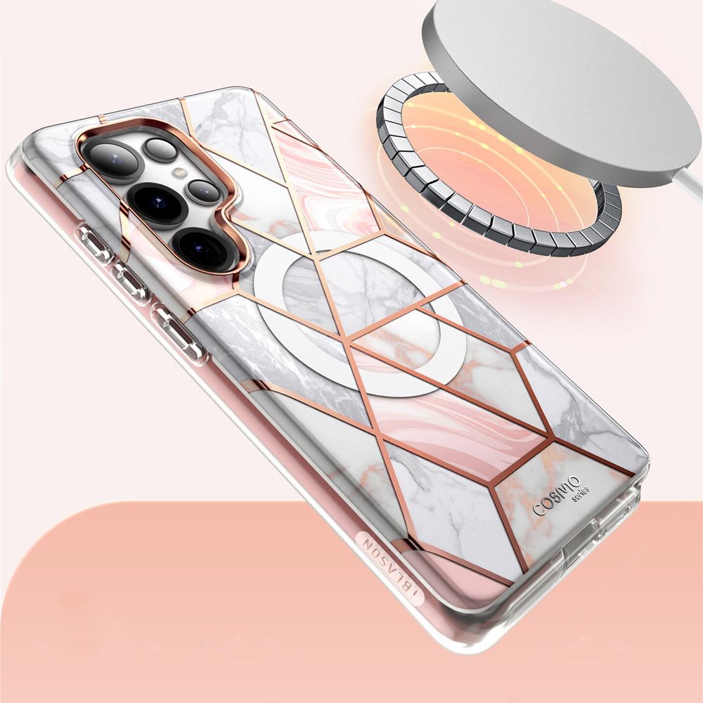 COPERTURA SUPCASE COSMO MAG MAGSAFE GALAXY S25 ULTRA MARMO