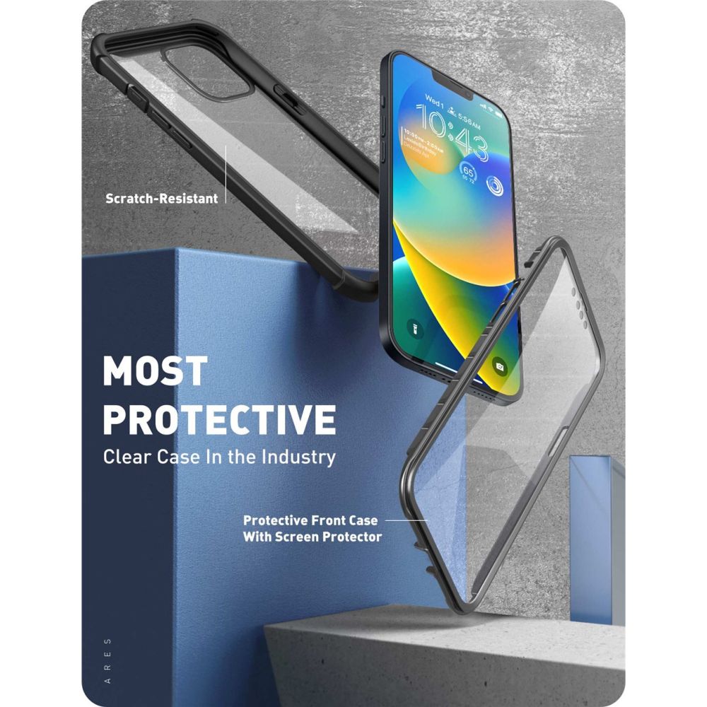 COPERTURA SUPCASE IBLSN ARES IPHONE 14 PLUS NERA