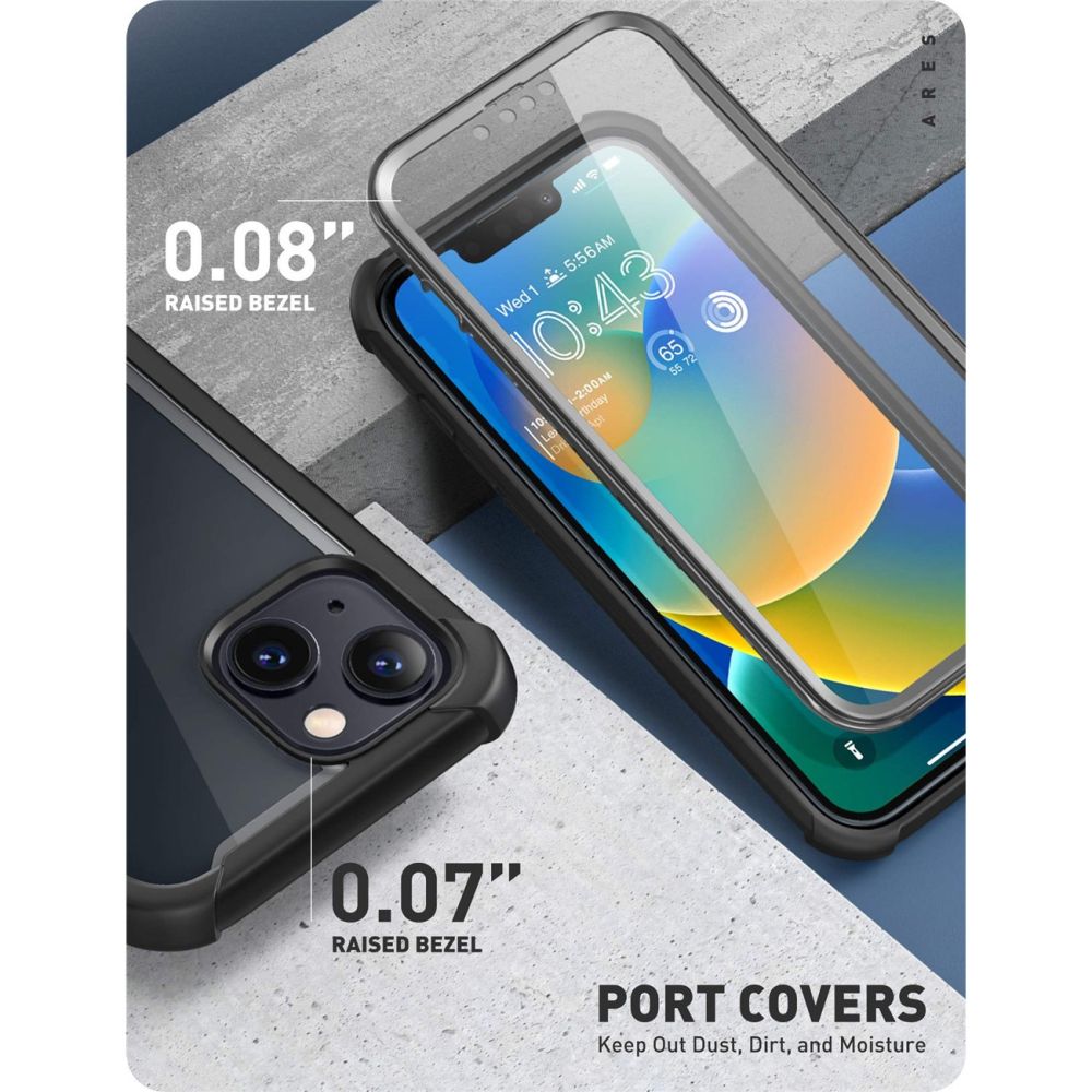 COPERTURA SUPCASE IBLSN ARES IPHONE 14 PLUS NERA