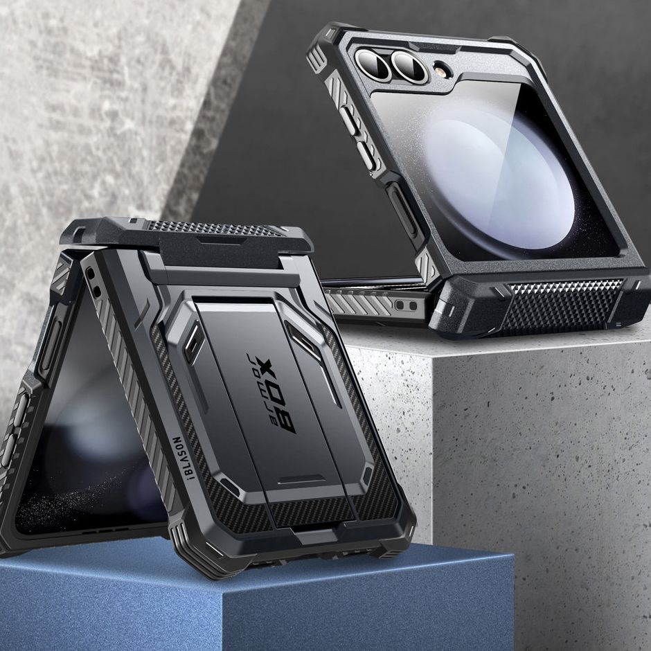 COPERTURA SUPCASE IBLSN ARMORBOX GALAXY Z FLIP 6 NERA