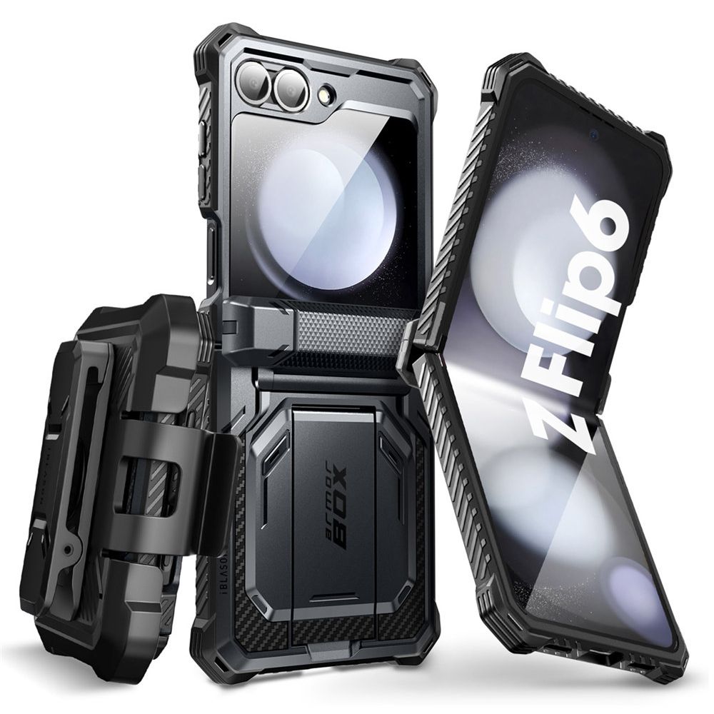 COPERTURA SUPCASE IBLSN ARMORBOX GALAXY Z FLIP 6 NERA