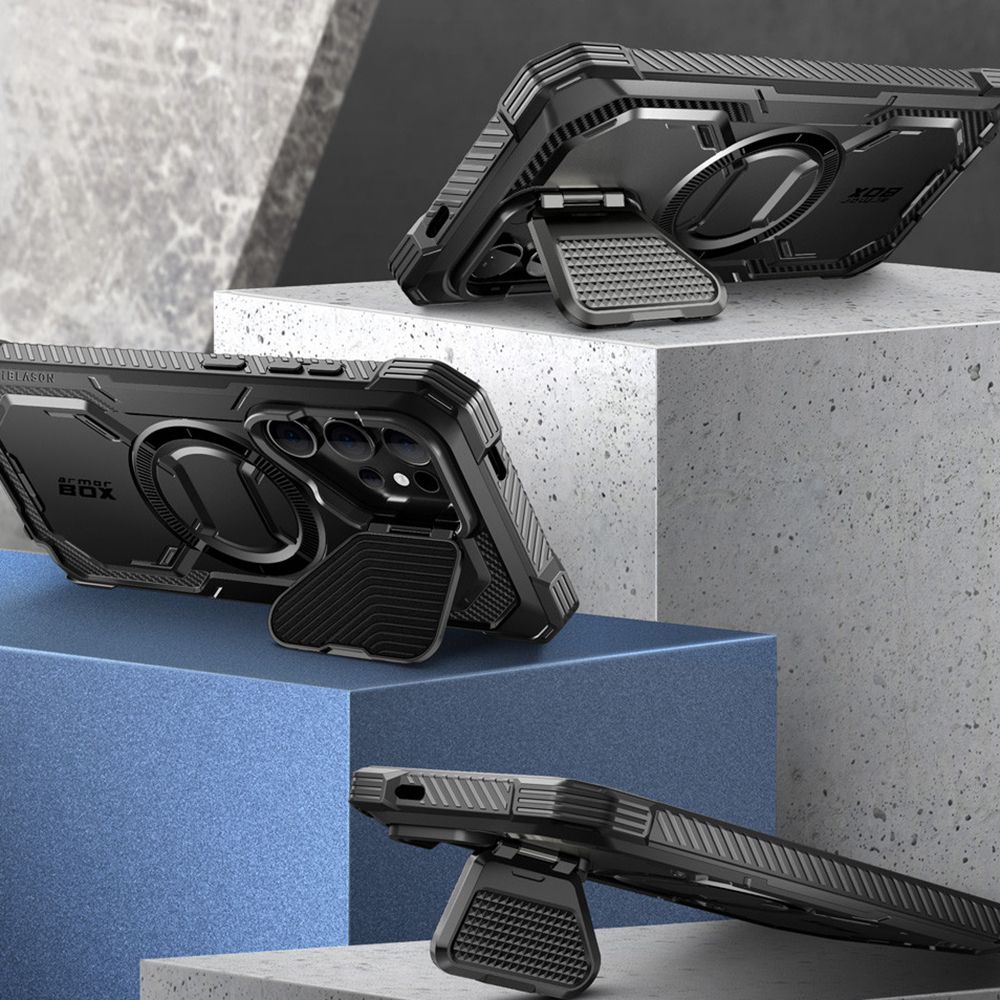 COPERTURA SUPCASE IBLSN ARMORBOX MAG MAGSAFE GALAXY S24 ULTRA NERA