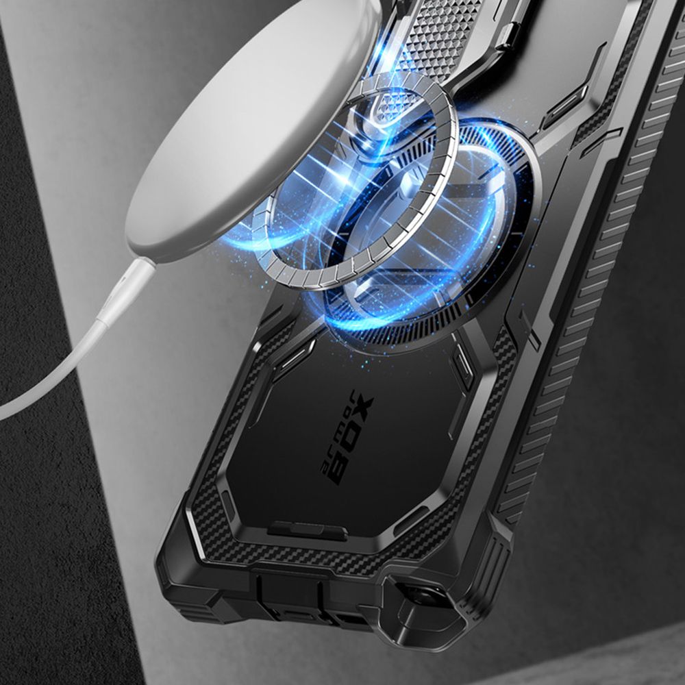 COPERTURA SUPCASE IBLSN ARMORBOX MAG MAGSAFE GALAXY S24 ULTRA NERA