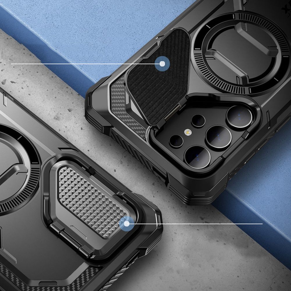 COPERTURA SUPCASE IBLSN ARMORBOX MAG MAGSAFE GALAXY S24 ULTRA NERA