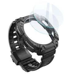 CUSTODIA SUPCASE IBLSN ARMORBOX & VETRO TEMPERATO 2-PACK SAMSUNG GALAXY WATCH ULTRA (47 MM) NERO
