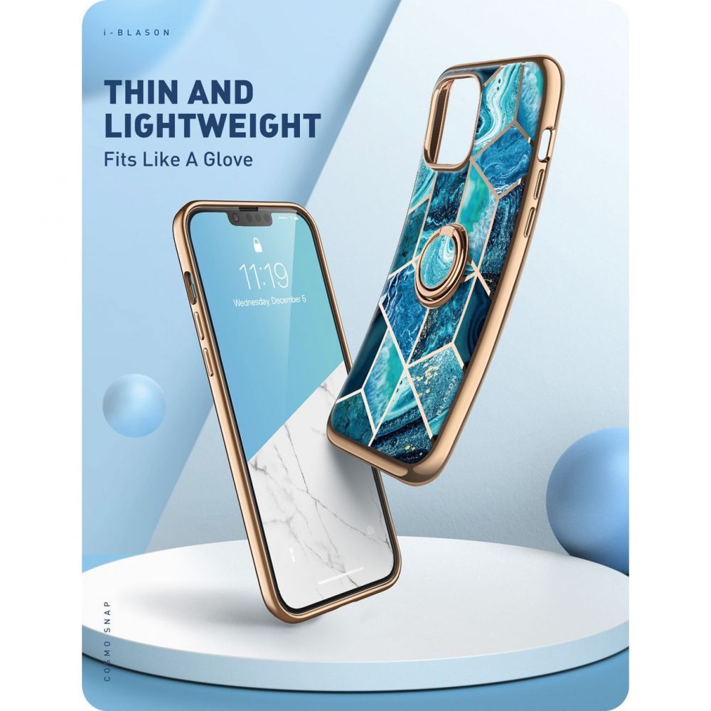 COPERTURA SUPCASE IBLSN COSMO SNAP IPHONE 13 PRO OCEAN BLUE