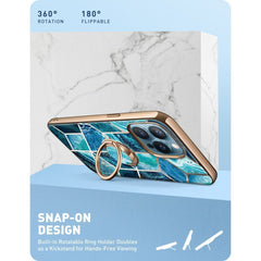 COPERTURA SUPCASE IBLSN COSMO SNAP IPHONE 13 PRO OCEAN BLUE