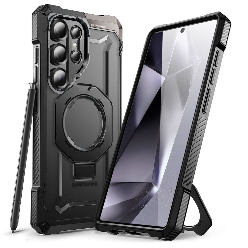 COPERTURA SUPCASE UB GRIP MAG MAGSAFE GALAXY S25 ULTRA NERA