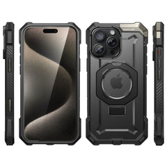 COPERTURA SUPCASE UB GRIP MAG MAGSAFE IPHONE 16 PRO NERA