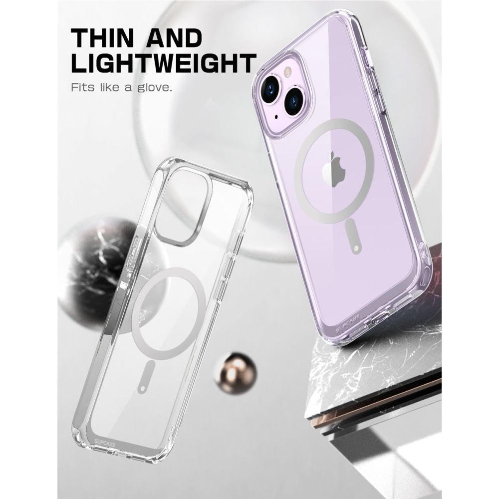 COPERTURA SUPCASE UB MAG MAGSAFE IPHONE 14 PLUS TRASPARENTE