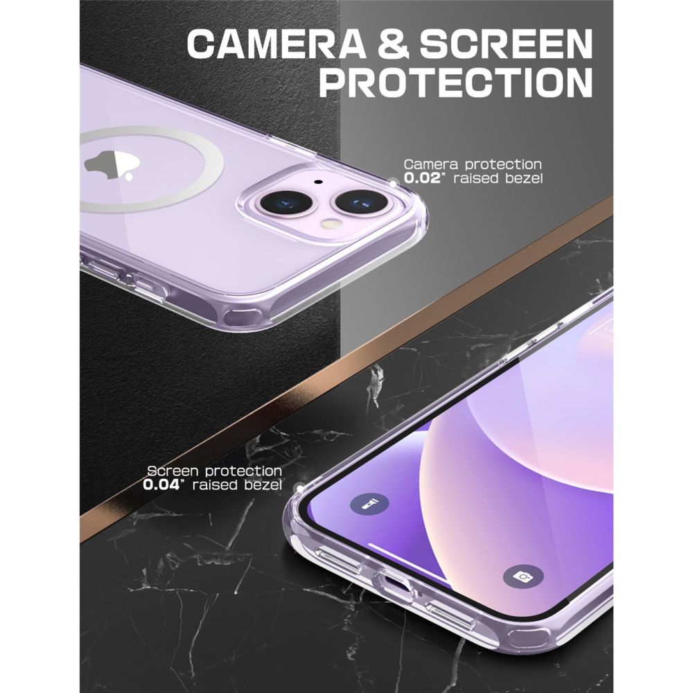 COPERTURA SUPCASE UB MAG MAGSAFE IPHONE 14 PLUS TRASPARENTE