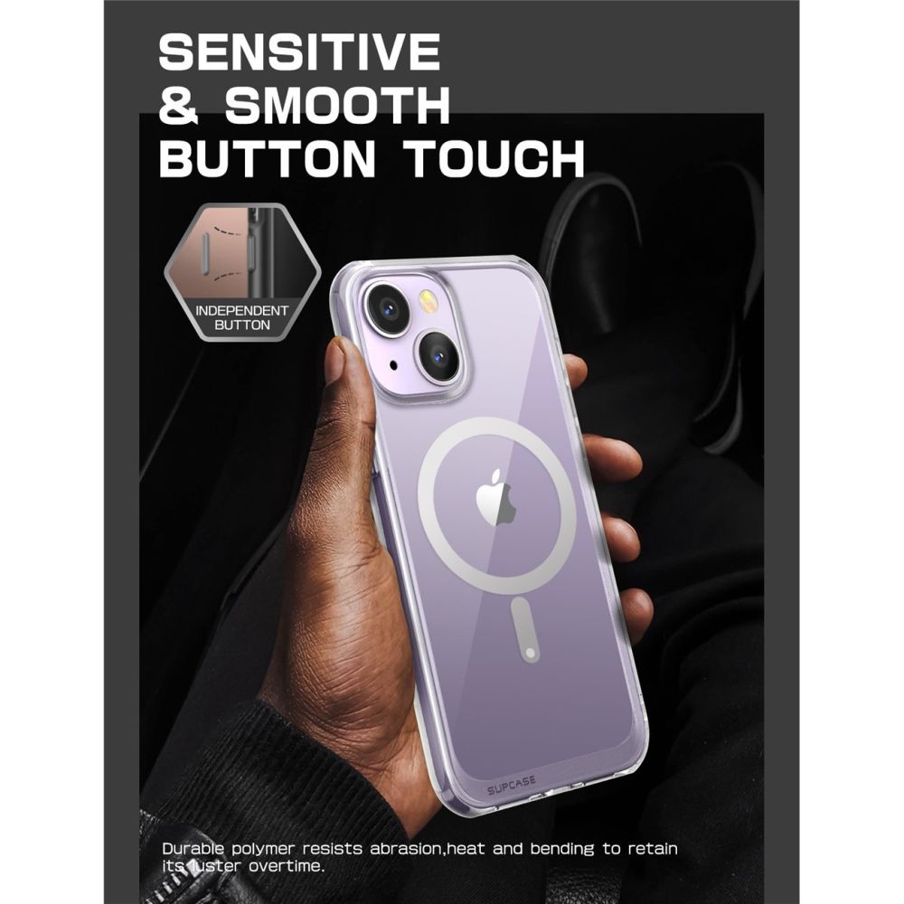 COPERTURA SUPCASE UB MAG MAGSAFE IPHONE 14 PLUS TRASPARENTE