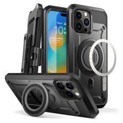 COPERTURA SUPCASE UB PRO MAG MAGSAFE IPHONE 15 PRO NERA