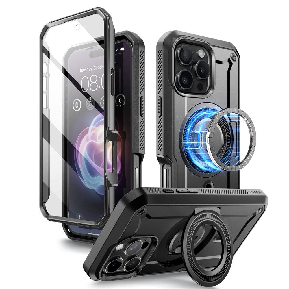 COPERTURA SUPCASE UB PRO MAG MAGSAFE IPHONE 16 PRO MAX NERA
