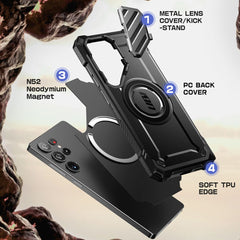 COPERTURA SUPCASE UB XT MAG MAGSAFE GALAXY S25 ULTRA NERA