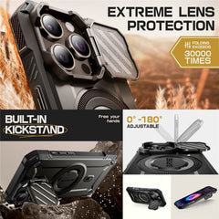 COPERTURA SUPCASE UB XT MAG MAGSAFE IPHONE 16 PRO MAX NERA