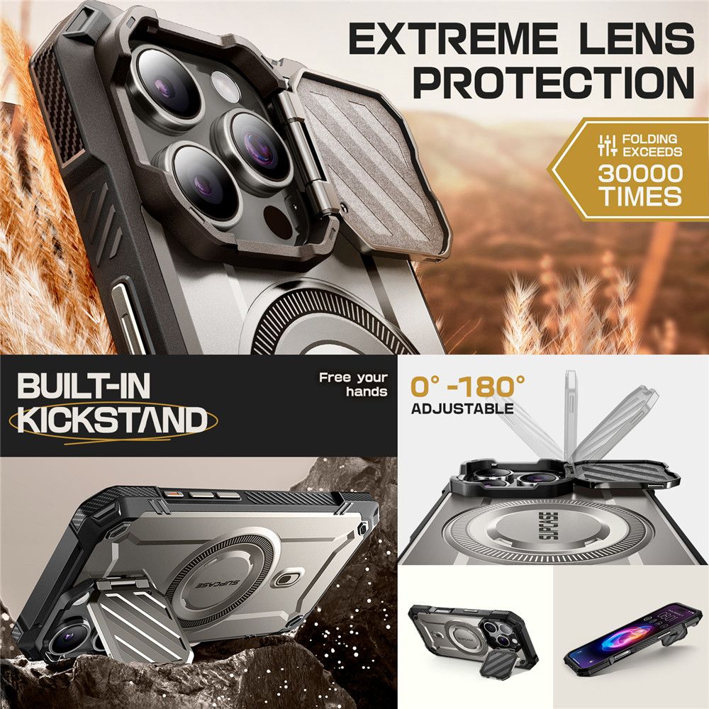CUSTODIA SUPCASE UB XT MAG MAGSAFE IPHONE 16 PRO TIGREY