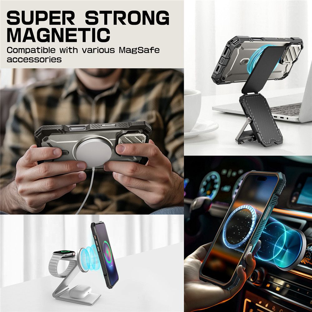 CUSTODIA SUPCASE UB XT MAG MAGSAFE IPHONE 16 PRO TIGREY