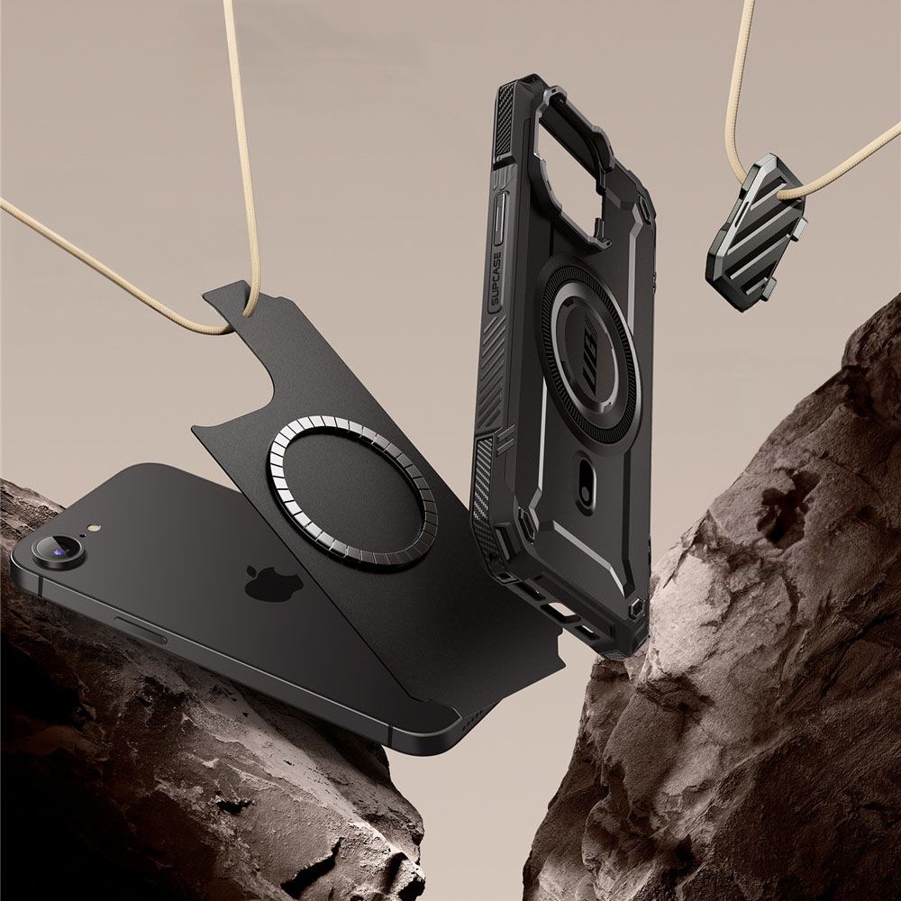 COPERTURA SUPCASE UB XT MAG MAGSAFE IPHONE 16E NERA