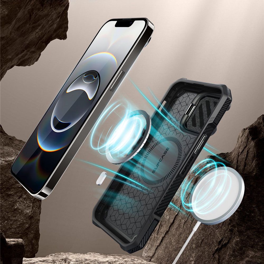 COPERTURA SUPCASE UB XT MAG MAGSAFE IPHONE 16E NERA