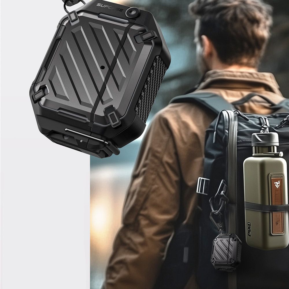 CUSTODIA SUPCASE UNICORN BEETLE PRO PER APPLE AIRPODS 4 NERA