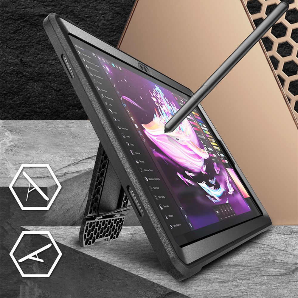 COPERTURA / INVOLUCRO PER SAMSUNG GALAXY TAB A9+ PLUS 11.0 X210 / X215 / X216 SUPCASE UNICORN BEETLE PRO NERO