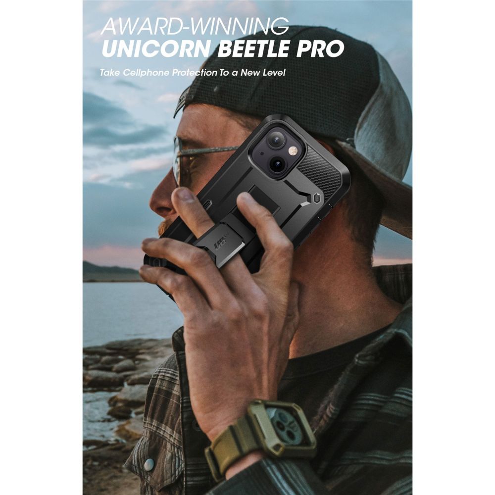 CUSTODIA SUPCASE UNICORN BEETLE PRO IPHONE 13 / 14 NERA