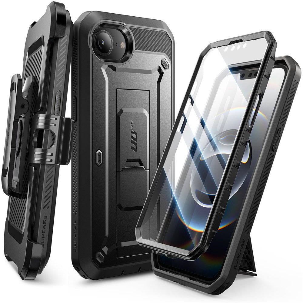 CUSTODIA SUPCASE UNICORN BEETLE PRO IPHONE 16E NERA
