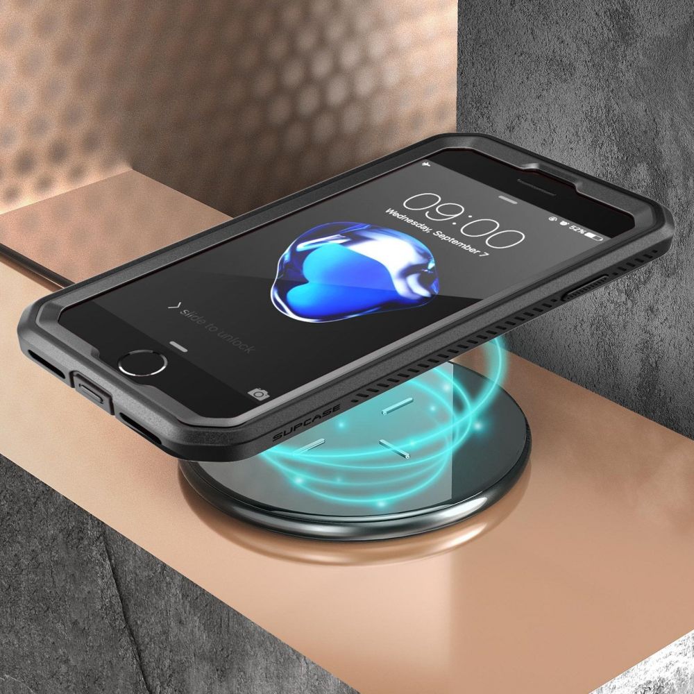 CUSTODIA SUPCASE UNICORN BEETLE PRO PER IPHONE 7 / 8 / SE 2020 / 2022 NERA