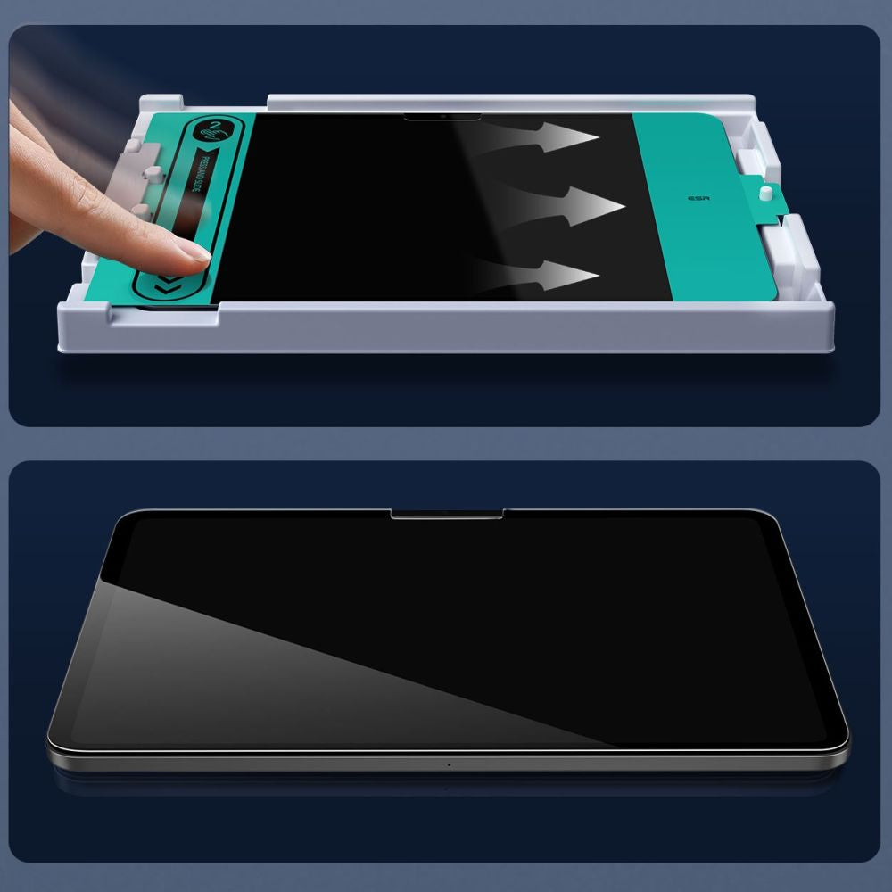 2X VETRO TEMPERATO PER IPAD AIR 13 2024 ESR TEMPERED GLASS 2-PACK TRASPARENTE
