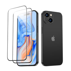 VETRO TEMPERATO ESR 2-PACK PER IPHONE 15 NERO