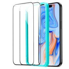 VETRO TEMPERATO ESR 2-PACK PER IPHONE 15 NERO