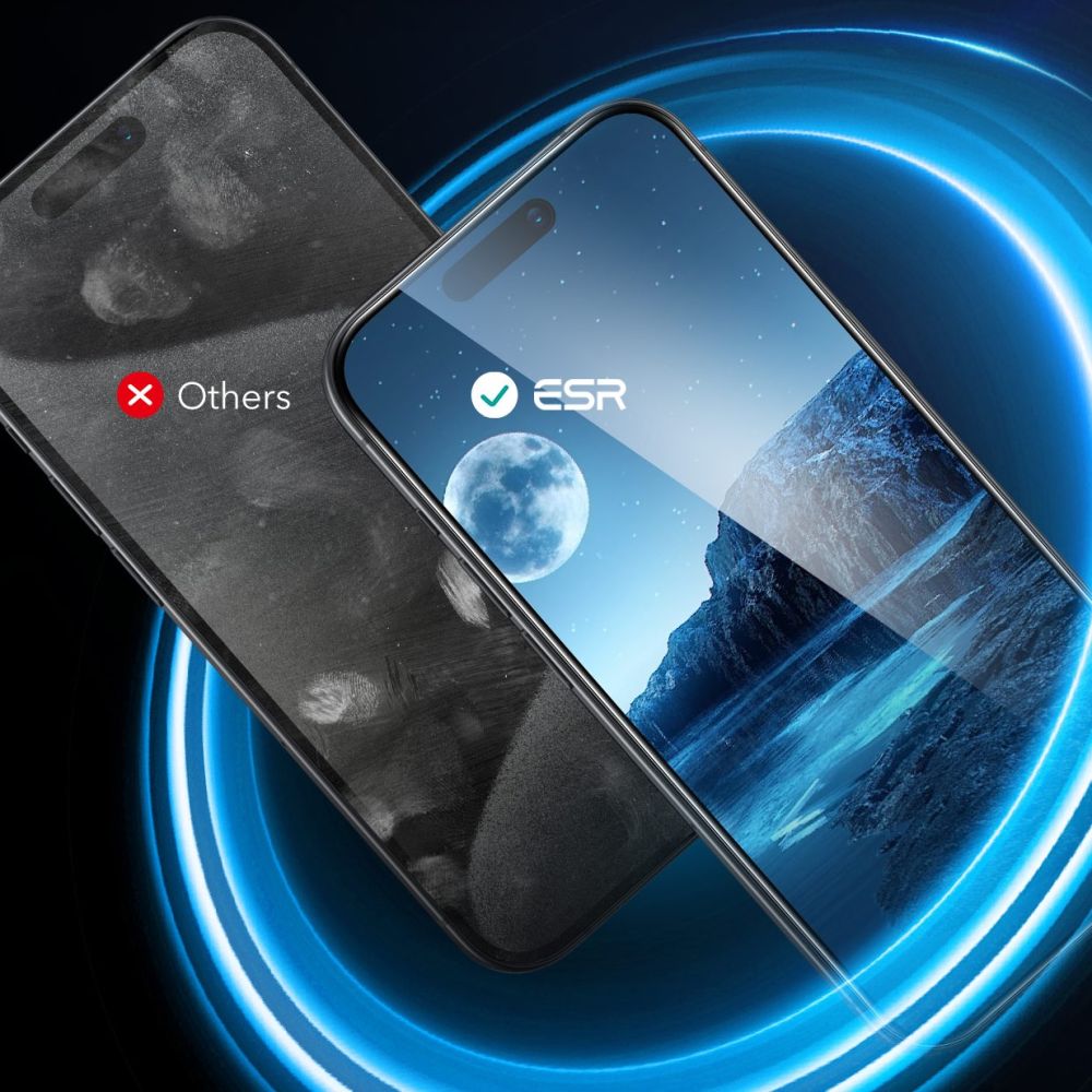 VETRO TEMPERATO ESR 2-PACK IPHONE 16 PLUS TRASPARENTE